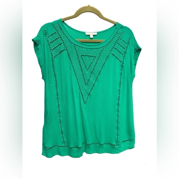 Skies Are Blue Tops - Skies are Blue Emerald Green Top Size Medium